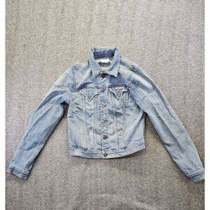 Hudson Jean Jacket Womens Size Medium Trucker Jacket Stretch